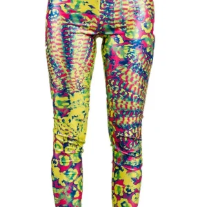 Versace Donna Leggins-LEGGINS LYCRA PRINT ANIMALIER Multicolore