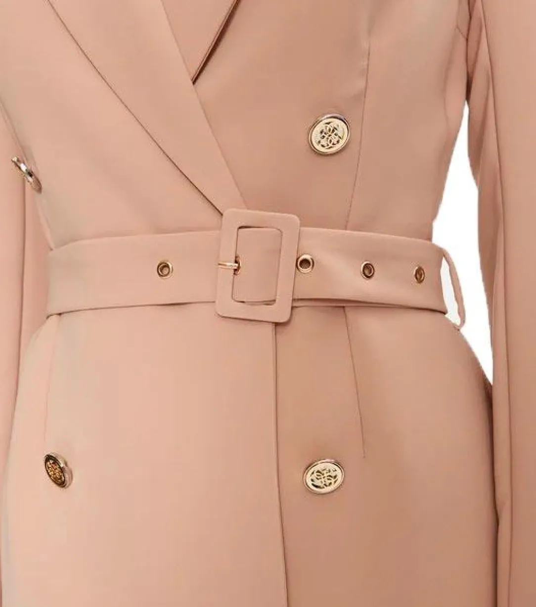 leonie_blazer_belted_dres_1.webp Guess Donna Vestiti-LEONIE BLAZER BELTED DRESS Beige