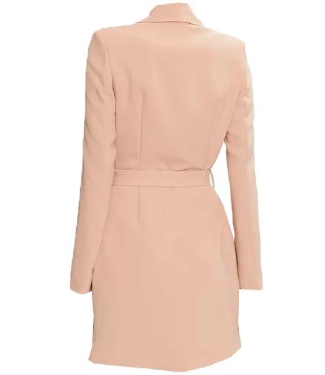 leonie_blazer_belted_dres_2.webp Guess Donna Vestiti-LEONIE BLAZER BELTED DRESS Beige