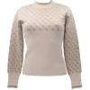 Guess Donna Maglioni-LISE 4G MID SWEATER Beige