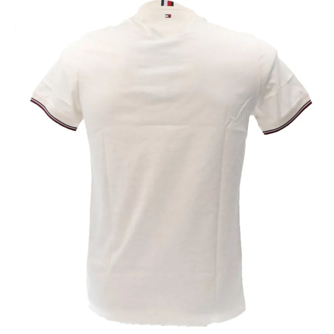 logo_tipped_tee__beige_pa_2.webp Tommy Hilfiger Uomo T-Shirt-LOGO TIPPED TEE 32584 Beige Panna