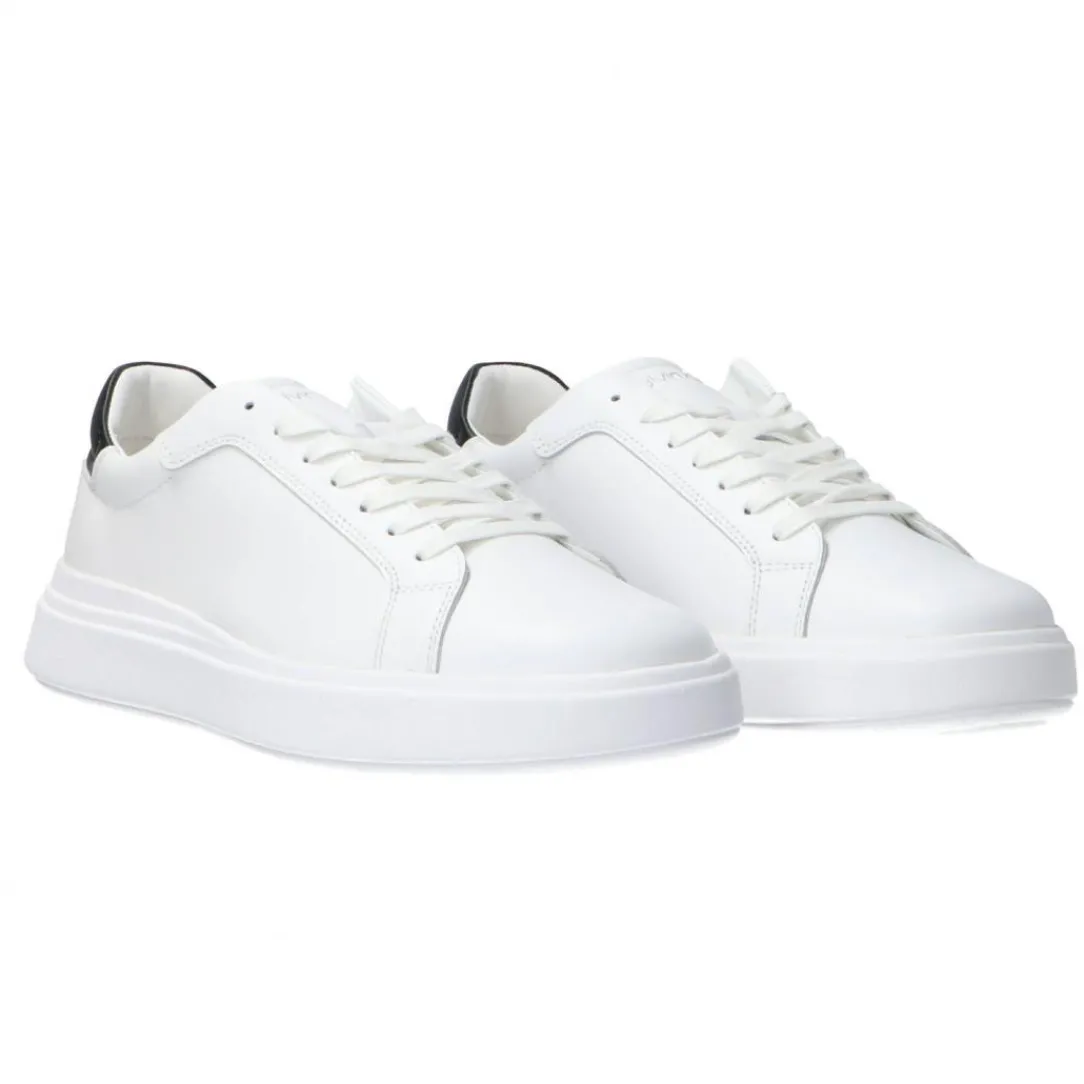 low_top_lace_up_bicolor_b_1.webp Calvin Klein Uomo Sneakers-Low top lace up bicolor Bianco