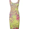 Versace Donna Vestiti-M ORGANZINO PRINT ANIMALIER Multicolore
