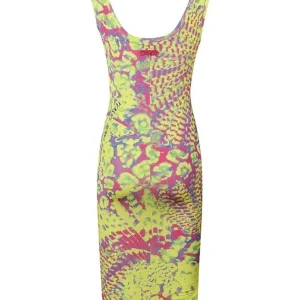 Versace Donna Vestiti-M ORGANZINO PRINT ANIMALIER Multicolore