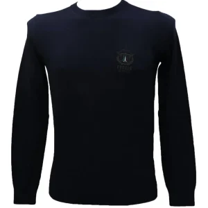 Aereonautica Militare Abbigliamento Maglioni-MAGLIA GIROCOLLO 1513 Blu