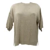 Jaycì Donna Maglia-MAGLIA IN LUREX Oro