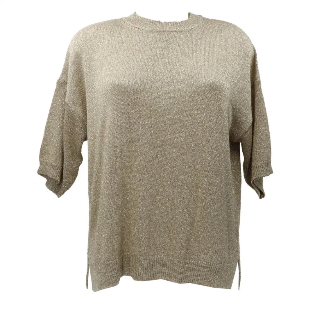 maglia_in_lurex_oro_0.webp Jaycì Donna Maglia-MAGLIA IN LUREX Oro