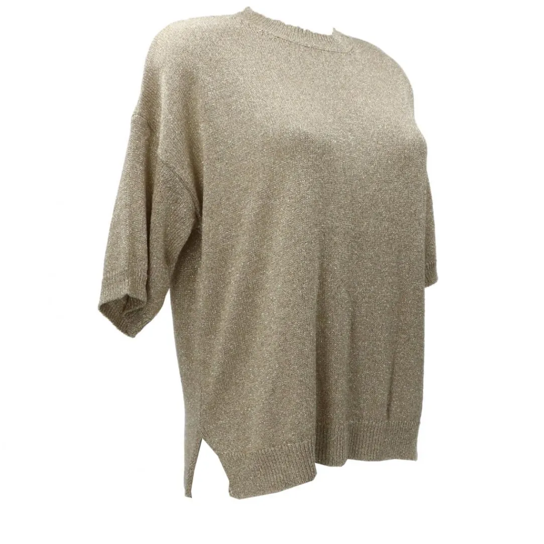 maglia_in_lurex_oro_1.webp Jaycì Donna Maglia-MAGLIA IN LUREX Oro