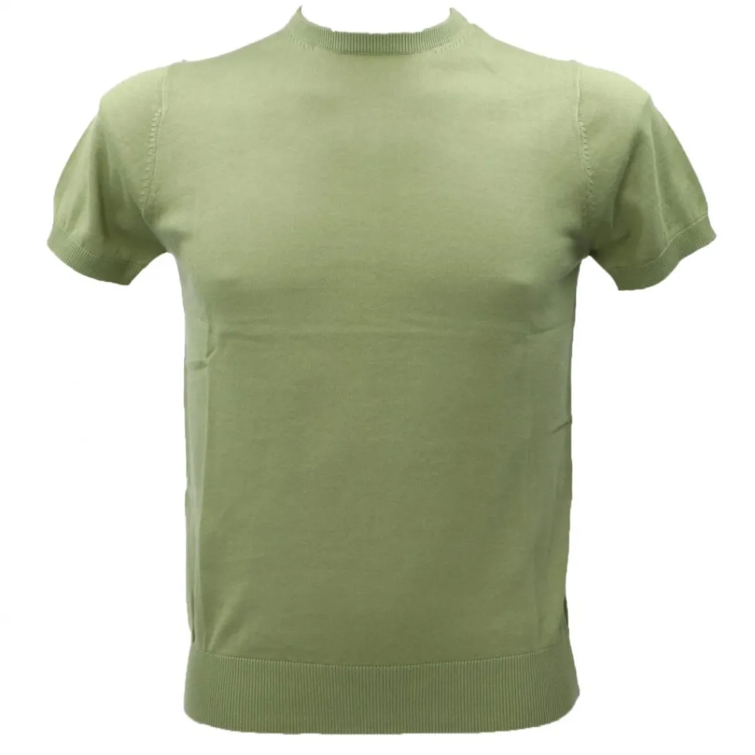 maglia_paricollo_verde_0.webp Over D Abbigliamento Maglia-MAGLIA PARICOLLO Verde