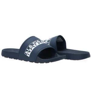 Napapijri Uomo Scarpe Mare-Man beach slipper Blu bianco