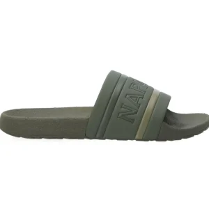 Napapijri Uomo Scarpe Mare-Man beach slipper Verde Scuro