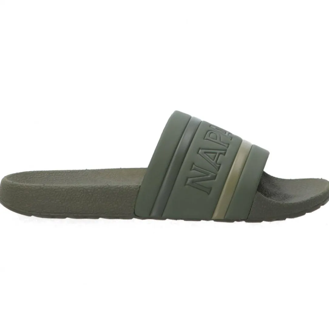 man_beach_slipper_verde_s_0.webp Napapijri Uomo Scarpe Mare-Man beach slipper Verde Scuro