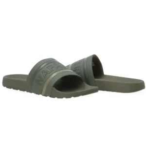 Napapijri Uomo Scarpe Mare-Man beach slipper Verde Scuro