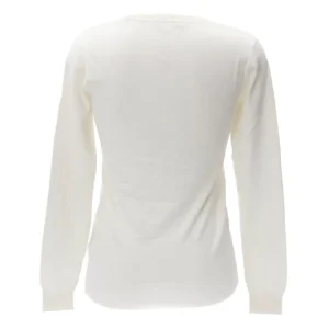 Guess Donna Maglioni-MEGAN LOGO VN Bianco