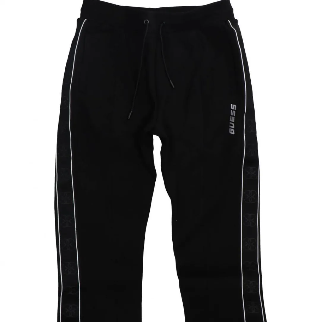 mickey_cuff_pant_nero_1.webp Guess Abbigliamento Tute-MICKEY CUFF PANT Nero