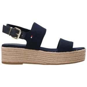 Tommy Hilfiger Donna Sandali-Mid Wedge harvest wheat FW0FW07885 Blu