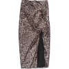 Jaycì Donna Gonna-Midi longuette paillettes 91072 Nero paillettes multicolor
