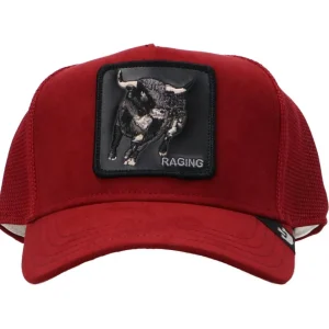 Goorin Bros Uomo Cappellini-MIX SUEDE ANIMAL CAP Bordeaux Raging