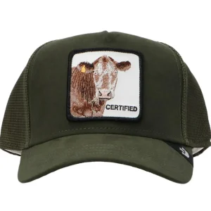 Goorin Bros Uomo Cappellini-MIX SUEDE ANIMAL CAP Verde Certified