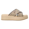 Tommy Hilfiger Donna Sandali-Mono rafia flatform FW0FW07895 Beige