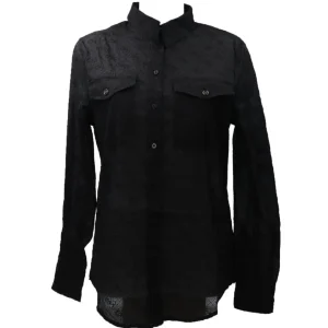 Guess Donna Camicia-MONOGRAM SHIRT Nero