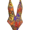4giveness Donna Costume-Monokini intero cashmire FGBW3518 multicolor