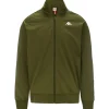 Kappa Uomo Felpe-34184MW BANDA ANNISTON GRAPHIKTAPE Militare