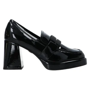 Gold&Gold Donna Francesine-Naplak tacco largo G O07 Nero