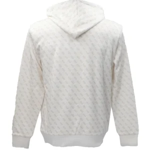 Guess Uomo Felpe-NEW KORBIN HOODIE SWEATSHIRT Bianco