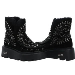 Cult Donna Stivaletti E Stivali-NEW ROCK 3917 MID SUEDE Nero