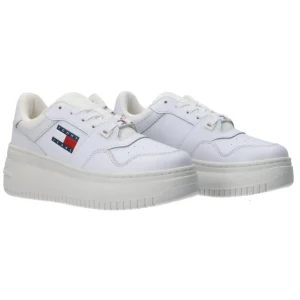 Tommy Hilfiger Donna Sneakers-NEW TJW RETRO BASKET Bianco