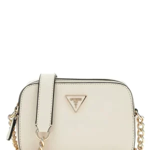 Guess Donna Borse Tracolla-NOELLE CROSSBODY CAMERA Off White