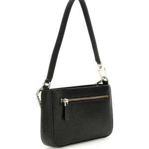 Guess Donna Borse A Spalla-NOELLE MINI TOP ZIP SHOULDER Nero