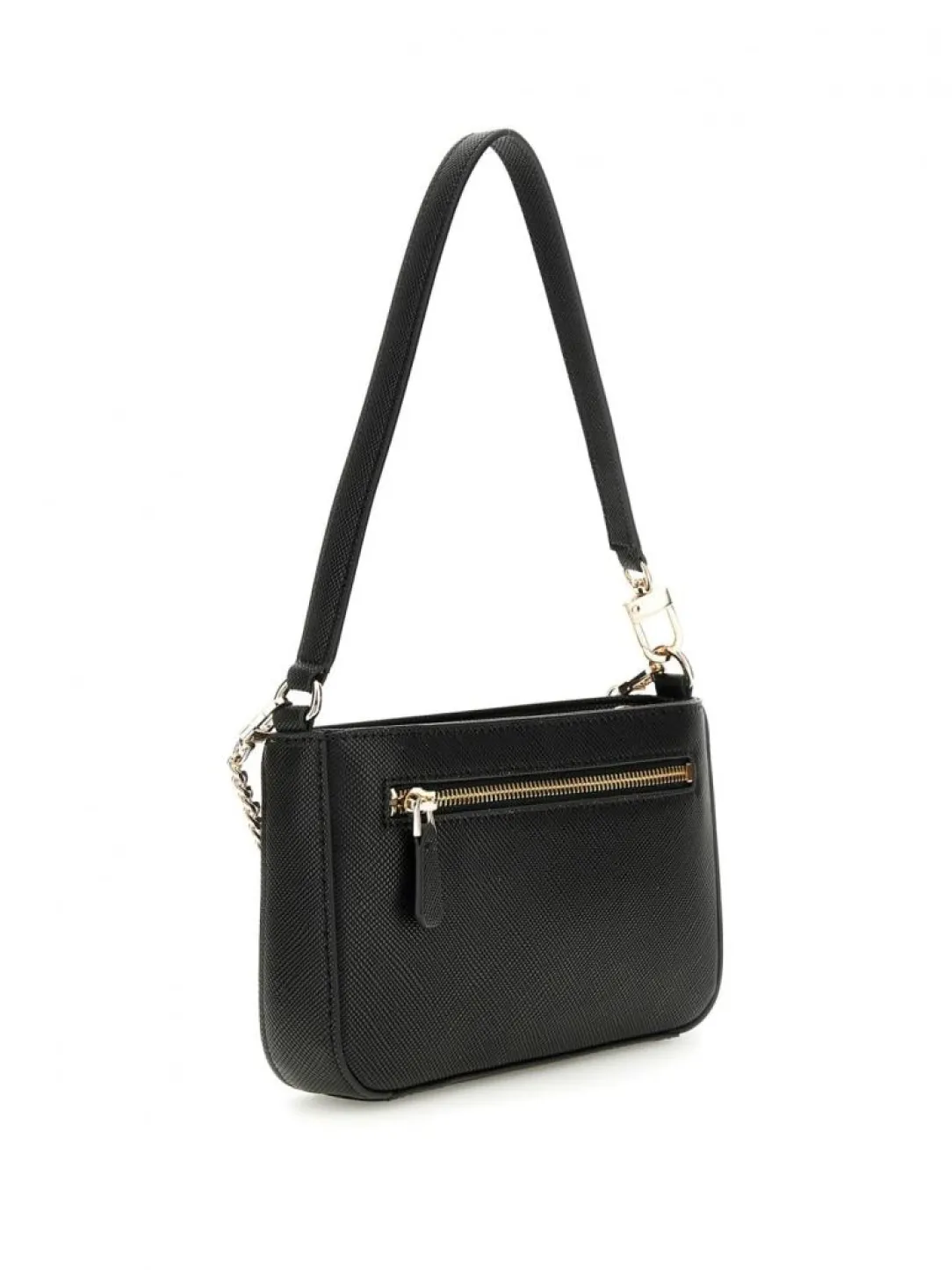 noelle_mini_top_zip_shoul_2-2.webp Guess Donna Borse A Spalla-NOELLE MINI TOP ZIP SHOULDER Nero