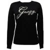 Guess Donna Maglioni-OLIVE LOGO RN Nero