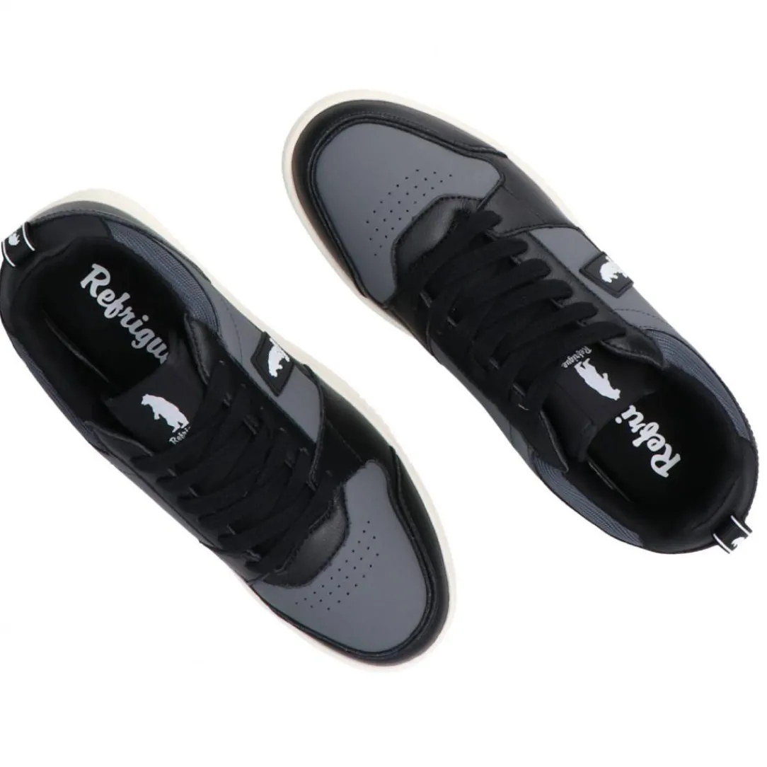 olympic__e__nero_pelle_4.webp Refrigue Uomo Sneakers-Olympic 1001 e 1002 Nero pelle