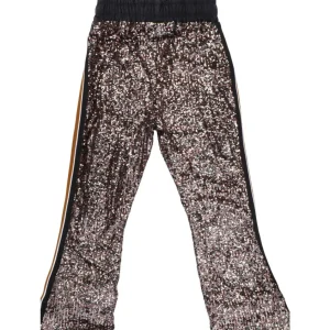 Jaycì Donna Pantaloni-Paillettes e raso 91030 Nero paillettes multicolor