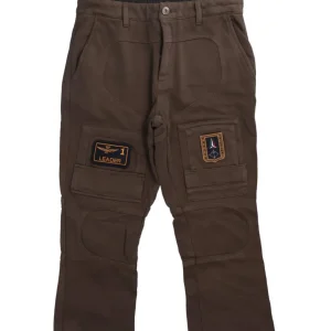 Aereonautica Militare Abbigliamento Pantaloni-PANTA TUTA ANTI-G 743 Marrone