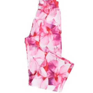 Jaycì Donna Pantaloni-PANTALONE RASO STAMPATO 91237 Rosa