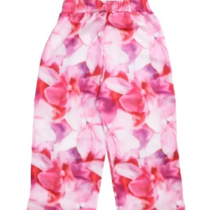 Jaycì Donna Pantaloni-PANTALONE RASO STAMPATO 91237 Rosa