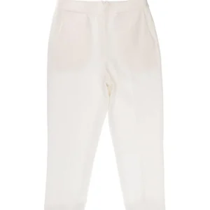 Have One Donna Pantaloni-PANTALONE STRETTO ZIP Bianco Panna
