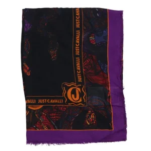 Just Cavalli Donna Foulard-PASHMINA JC PRINT SEASONAL Viola