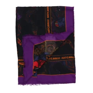 Just Cavalli Donna Foulard-PASHMINA JC PRINT SEASONAL Viola