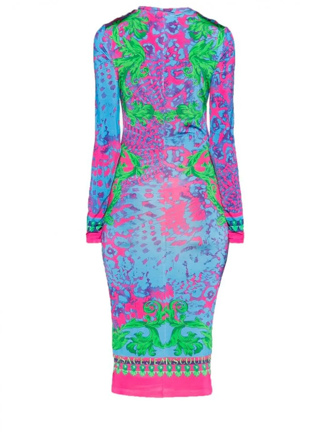placed_dress_organzino_pa_2.webp Versace Donna Vestiti-PLACED DRESS ORGANZINO PANNEL ANIMALIER Multicolore