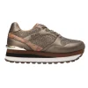 Alviero Martini Donna Sneakers-Platform lurex geo Marrone bronzo
