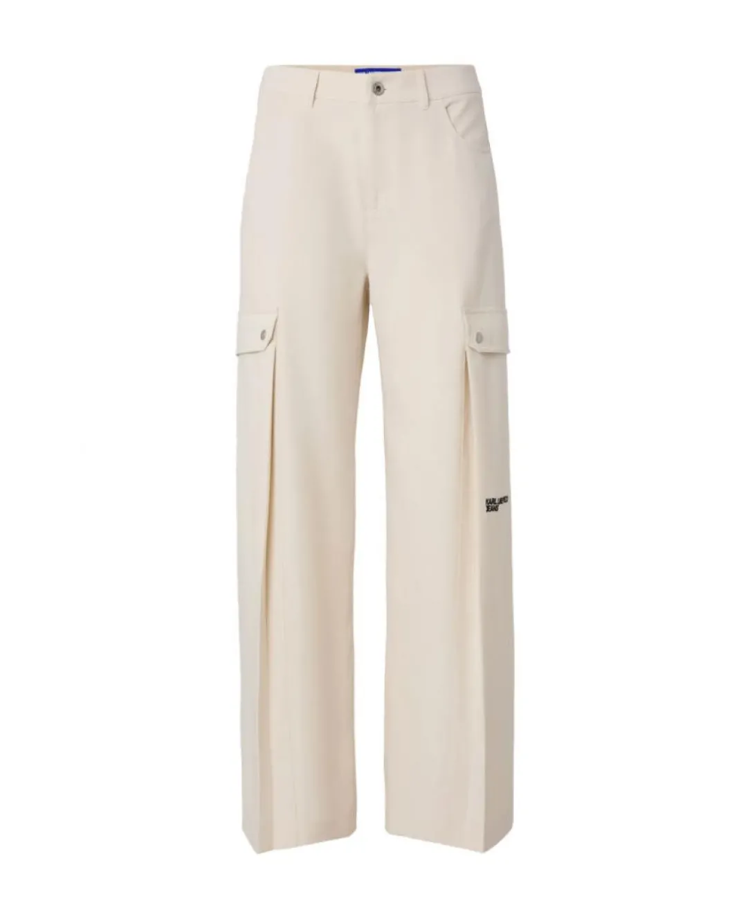 pleated_cargo_pant_j_beig_0.webp Karl Lagerfeld Donna Pantaloni-PLEATED CARGO PANT 245J1002 Beige