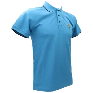 Aereonautica Militare Abbigliamento Polo-Polo MC 241pO1308P82 Azzurro