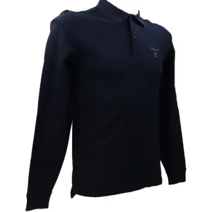 Aereonautica Militare Abbigliamento Polo-POLO ML 1803 Blu
