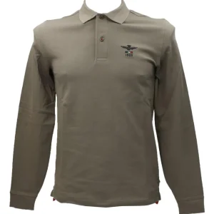 Aereonautica Militare Abbigliamento Polo-POLO ML 1803 Verde