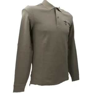 Aereonautica Militare Abbigliamento Polo-POLO ML 1803 Verde